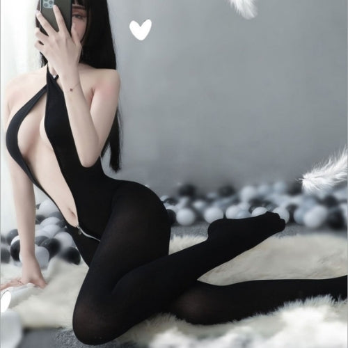 Sexy Temptation Zipper Lingerie set