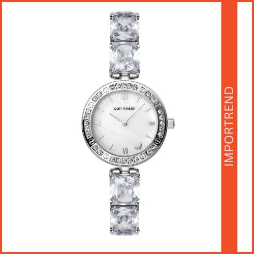 Women's Quartz Watch – Diamond Accents