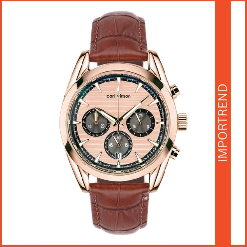 Men's Quartz Watch Chronograph, Waterproof