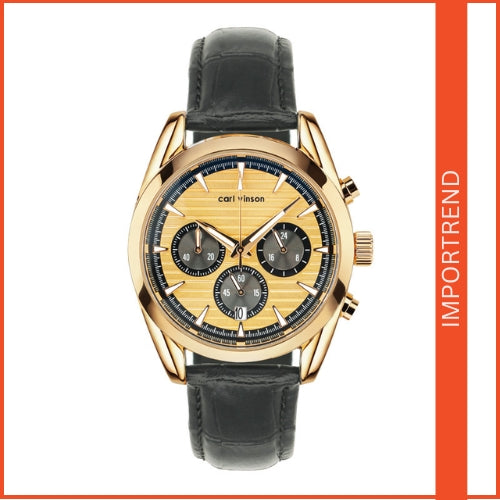 Men's Quartz Watch Chronograph, Waterproof