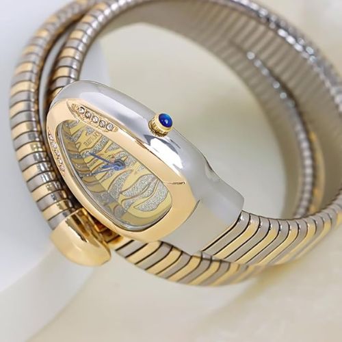 Women's Snake-Shaped Bracelet Watch