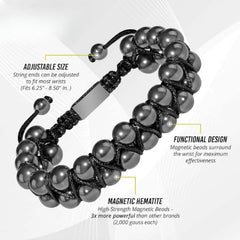 Hematite Magnetic Stones Bracelet