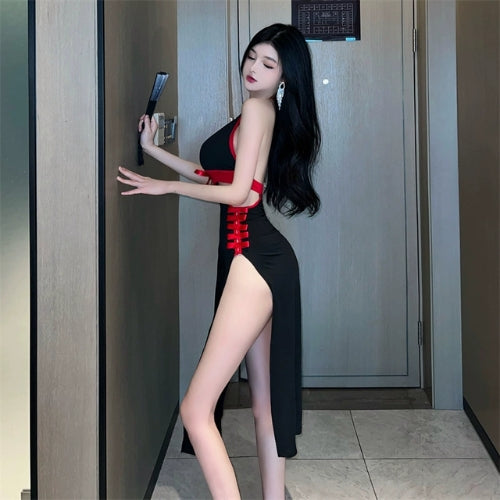 Deep V Neck Nightwear Set