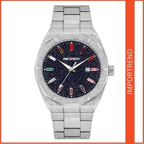 Men's Full Diamond Starry Sky Watch