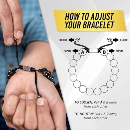 Hematite Magnetic Stones Bracelet