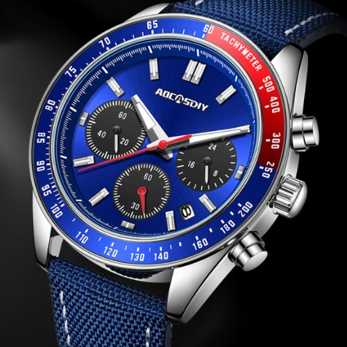 Men's Waterproof Quartz Chronograph Watch