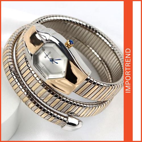 Women's Snake-Shaped Quartz Watch