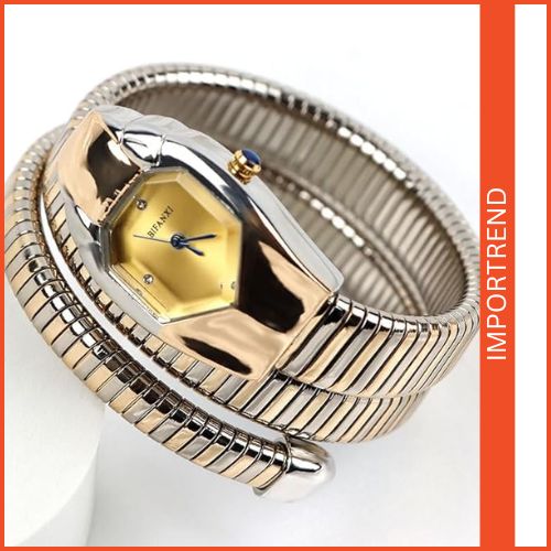 Women's Snake-Shaped Quartz Watch