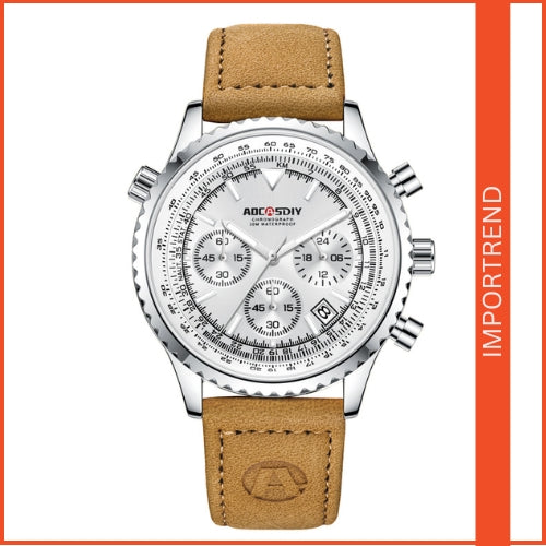 Men's Multifunctional Chronograph, Quartz Movement Watch