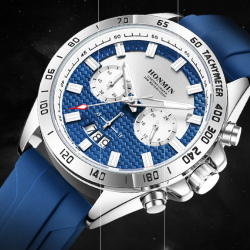 Multifunction Waterproof Quartz Watch for Men's