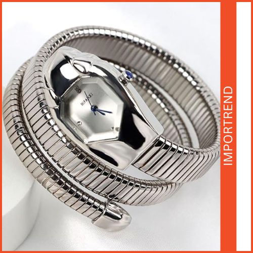 Women's Snake-Shaped Quartz Watch
