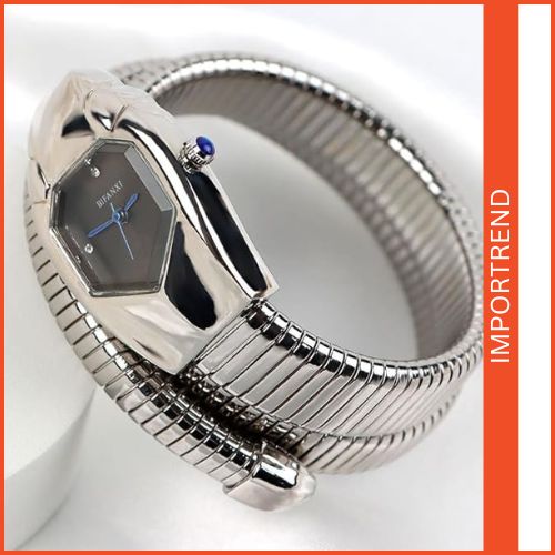 Women's Snake-Shaped Quartz Watch