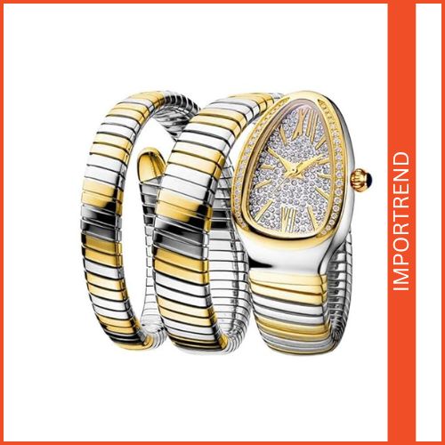 Women's Snake-Shaped Quartz Watch
