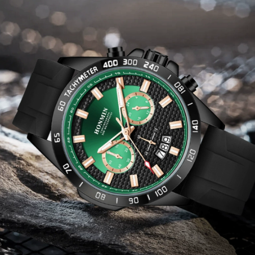Multifunction Waterproof Quartz Watch for Men's