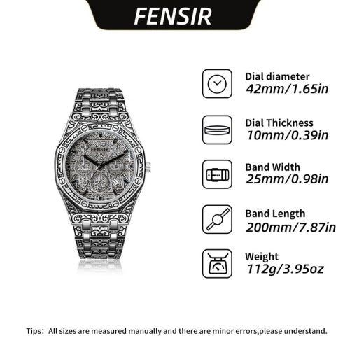 Men's Three-Eye Quartz Watch