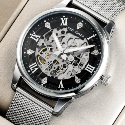 Men's Automatic Mechanical Watch – Luminous Dial