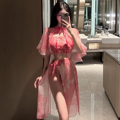 Chinese-Style Bellyband Suit – Temptation Lingerie