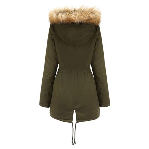 Fur Collar Hooded Jacket