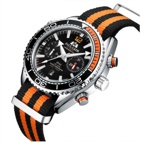 Mechanical Classic Canvas Strap Men's Watch