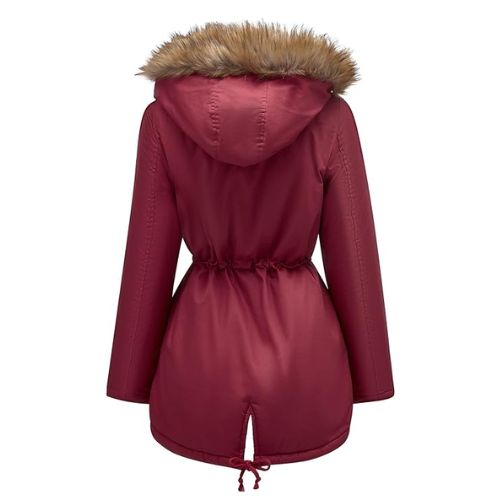 Fur Collar Hooded Jacket