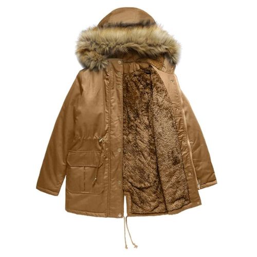 Fur Collar Hooded Jacket
