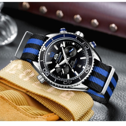 Mechanical Classic Canvas Strap Men's Watch
