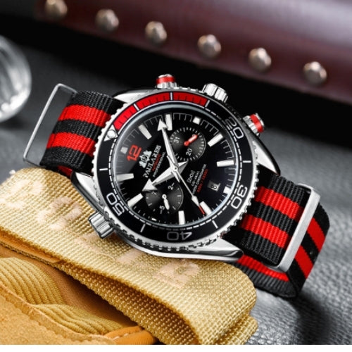 Mechanical Classic Canvas Strap Men's Watch