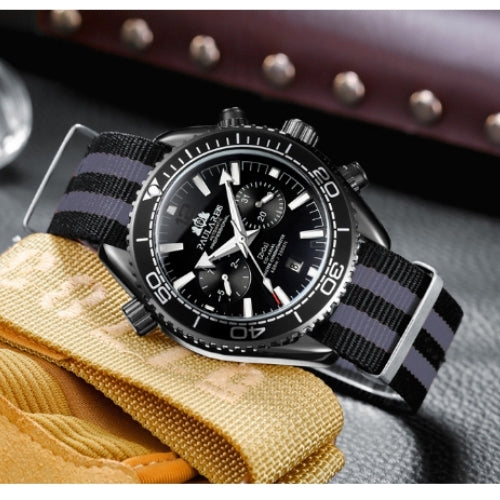 Mechanical Classic Canvas Strap Men's Watch