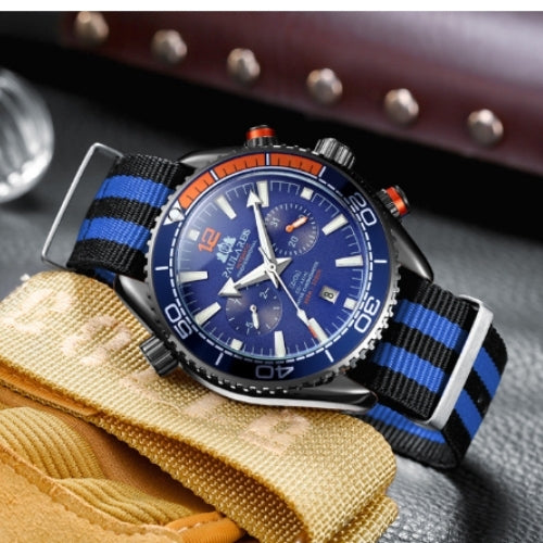 Mechanical Classic Canvas Strap Men's Watch