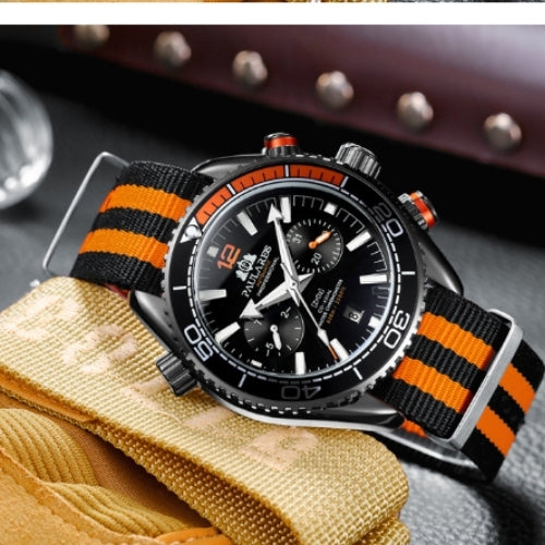 Mechanical Classic Canvas Strap Men's Watch