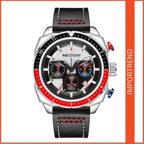 Men's Waterproof Chronograph Quartz Watch