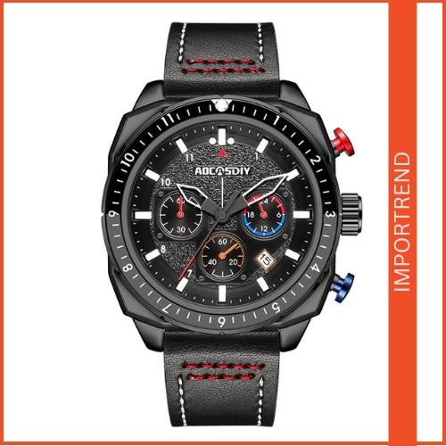 Men's Waterproof Chronograph Quartz Watch