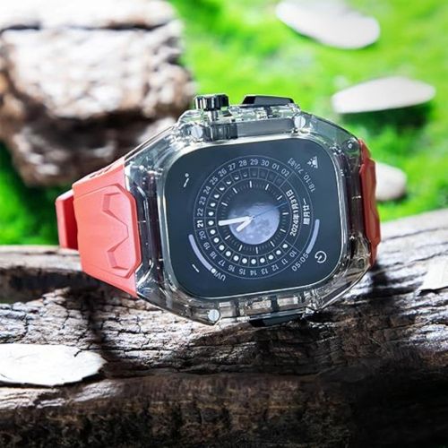 Rugged Band Shockproof PC Frame Bumper Case Compatible with Apple Watch