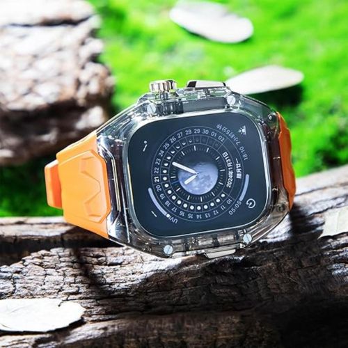 Rugged Band Shockproof PC Frame Bumper Case Compatible with Apple Watch