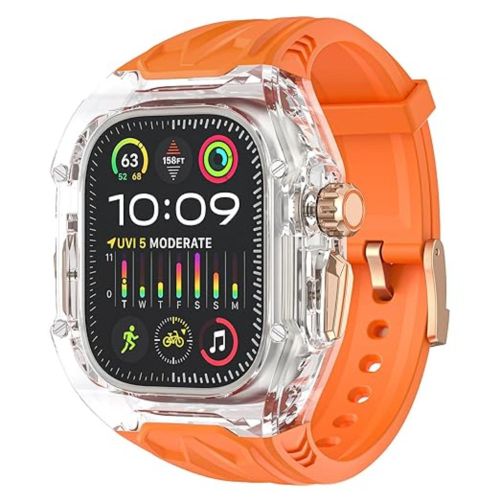 Rugged Band Shockproof PC Frame Bumper Case Compatible with Apple Watch