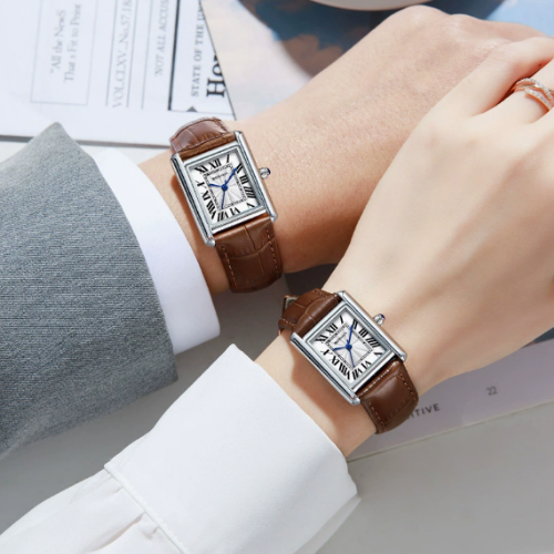 Fashionable Unisex Square Quartz Watches