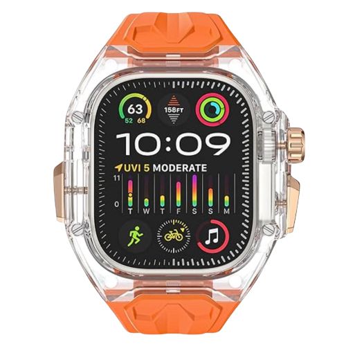 Rugged Band Shockproof PC Frame Bumper Case Compatible with Apple Watch