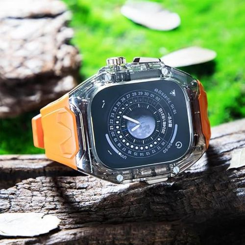 Rugged Band Shockproof PC Frame Bumper Case Compatible with Apple Watch
