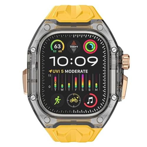 Rugged Band Shockproof PC Frame Bumper Case Compatible with Apple Watch