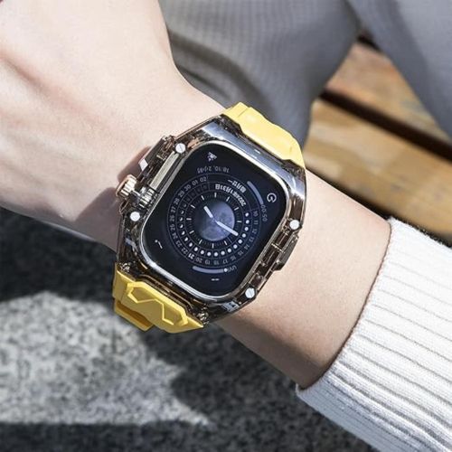 Rugged Band Shockproof PC Frame Bumper Case Compatible with Apple Watch