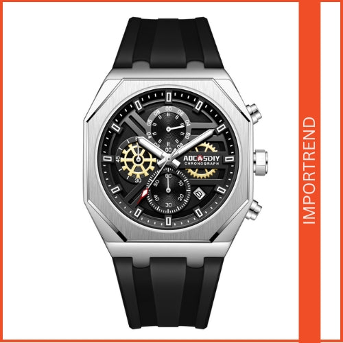 Men's Sports Quartz, Waterproof, Luminous Dial Watch
