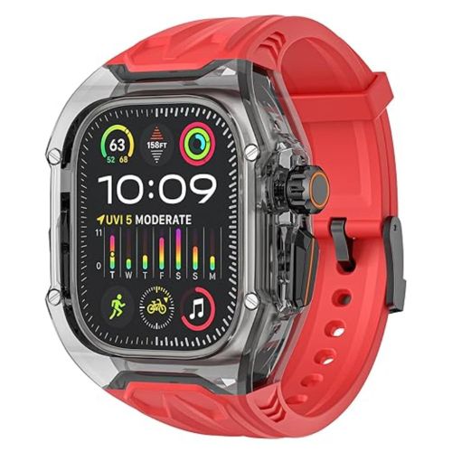 Rugged Band Shockproof PC Frame Bumper Case Compatible with Apple Watch