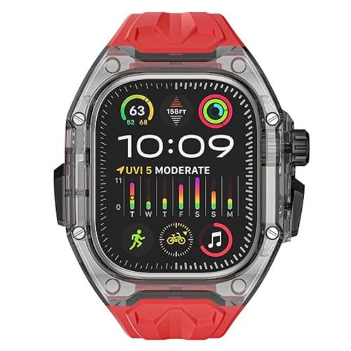 Rugged Band Shockproof PC Frame Bumper Case Compatible with Apple Watch