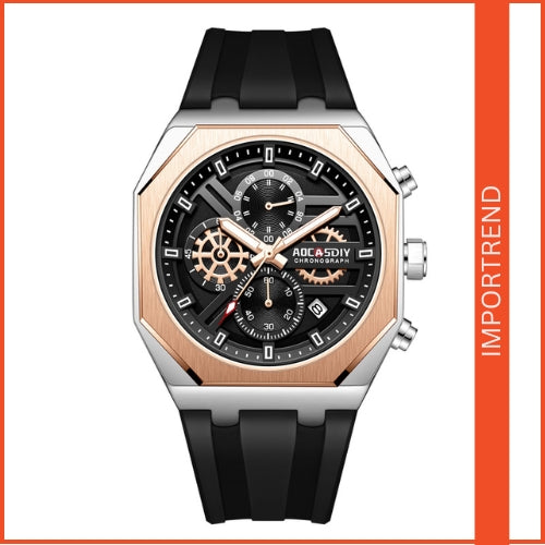 Men's Sports Quartz, Waterproof, Luminous Dial Watch