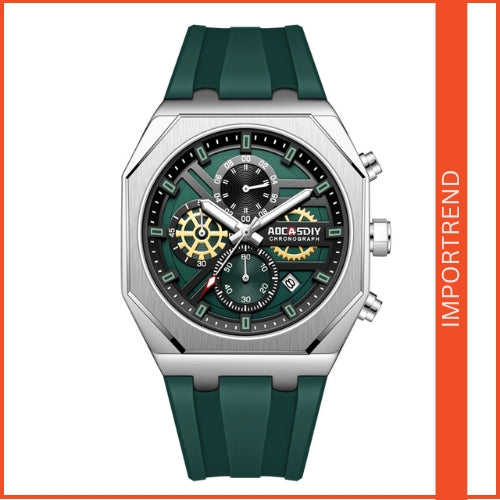 Men's Sports Quartz, Waterproof, Luminous Dial Watch