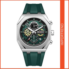 Men's Sports Quartz, Waterproof, Luminous Dial Watch