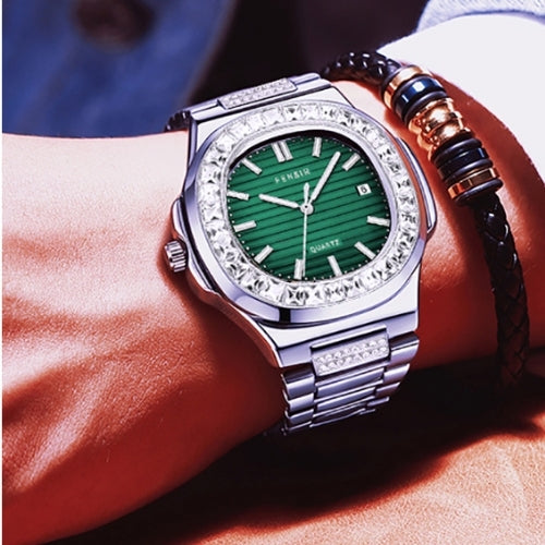 Full Diamond Men's Wristwatch