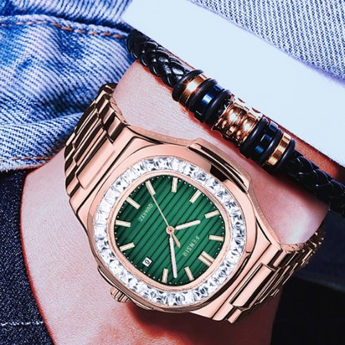 Full Diamond Men's Wristwatch