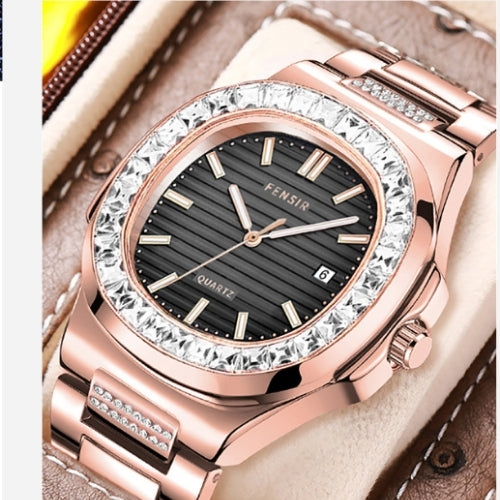 Full Diamond Men's Wristwatch
