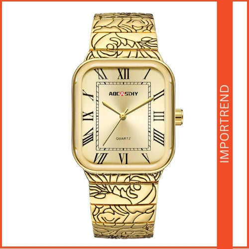 Men's Rectangle Quartz Watch
